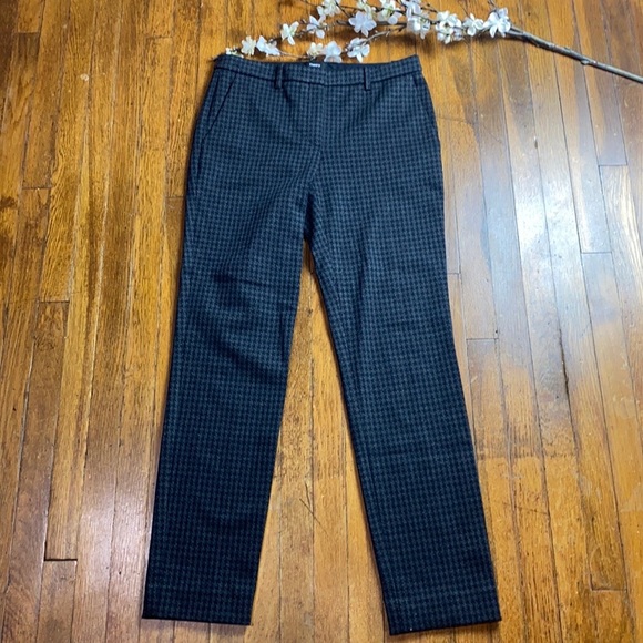 Theory #477 Tailored Trousers Houndstooth Twill Pants - Picture 4 of 10